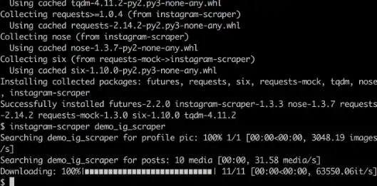 Mag-download ng web tool o web app na Instagram Scraper