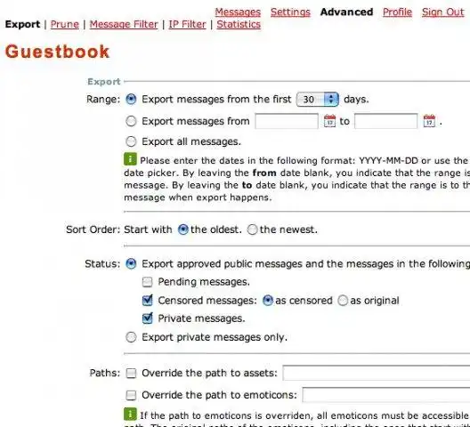 Download web tool or web app Instant PHP/MySQL Guestbook
