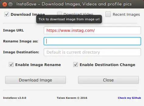 Download web tool or web app InstaSave