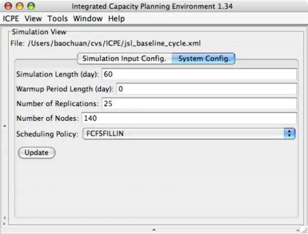 Download web tool or web app Integrated Capacity Planning Environment to run in Windows online over Linux online