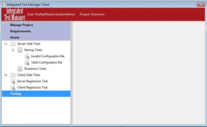 Download web tool or web app Integrated Test Management Centre
