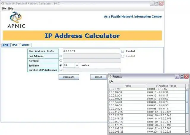 Download web tool or web app Internet Protocol Address Calculator to run in Windows online over Linux online