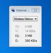 Download web tool or web app Internet Speed Monitor