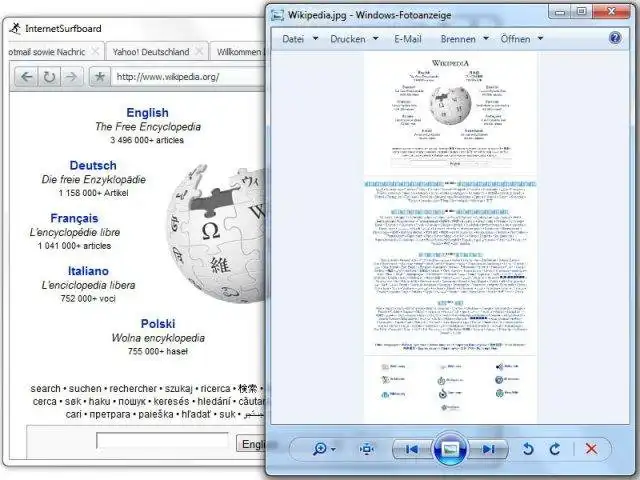 Download web tool or web app Internet Surfboard (Browser)
