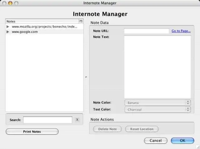 Mag-download ng web tool o web app Internote