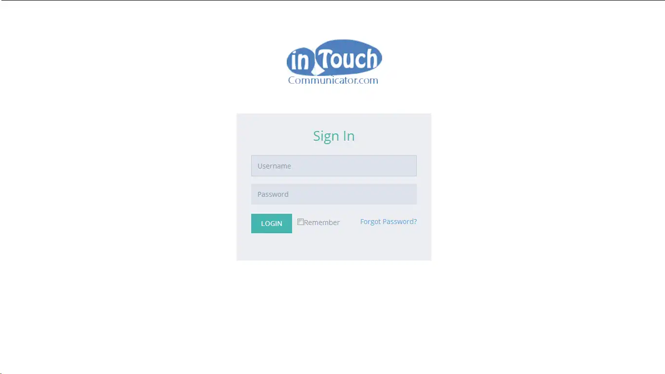 Download web tool or web app In Touch Communicator