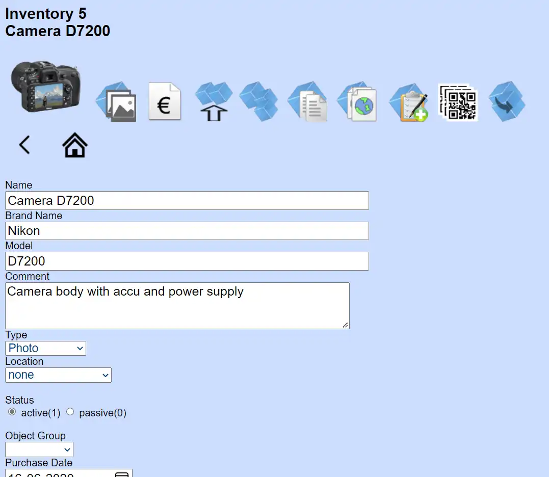 Download web tool or web app invdocs4me Inventory and Documents