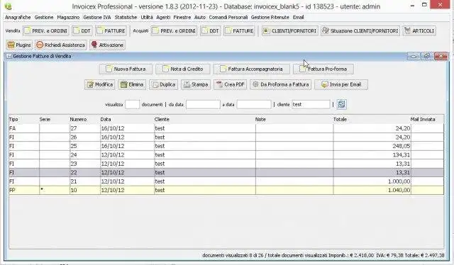 Download webtool of webapp Invoicex