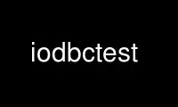 Запустите iodbctest в бесплатном хостинг-провайдере OnWorks через Ubuntu Online, Fedora Online, онлайн-эмулятор Windows или онлайн-эмулятор MAC OS