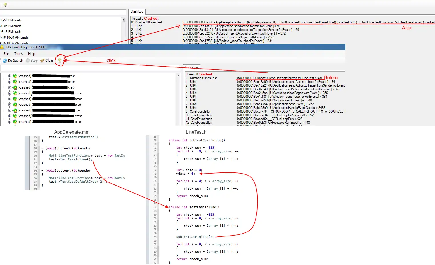 Download web tool or web app iOS Crash Logs Tool