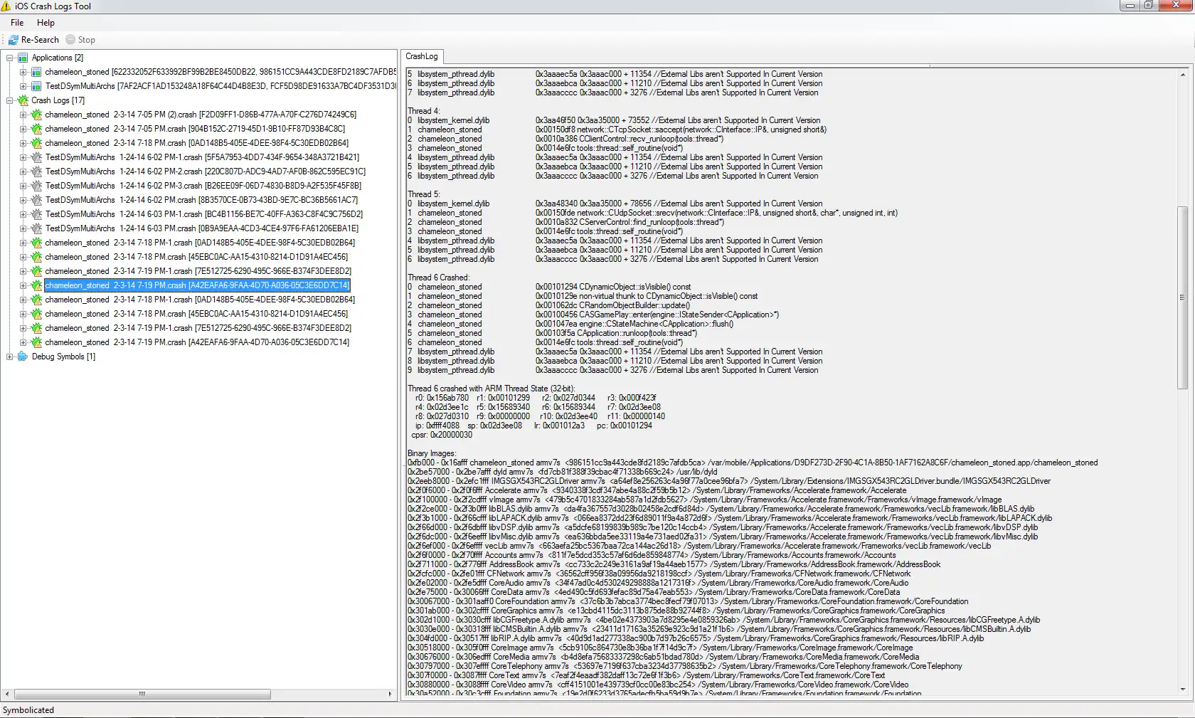Download web tool or web app iOS Crash Logs Tool
