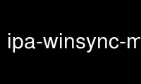 เรียกใช้ ipa-winsync-migrate ในผู้ให้บริการโฮสต์ฟรีของ OnWorks ผ่าน Ubuntu Online, Fedora Online, โปรแกรมจำลองออนไลน์ของ Windows หรือโปรแกรมจำลองออนไลน์ของ MAC OS