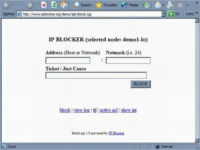 Download web tool or web app IP Blocker