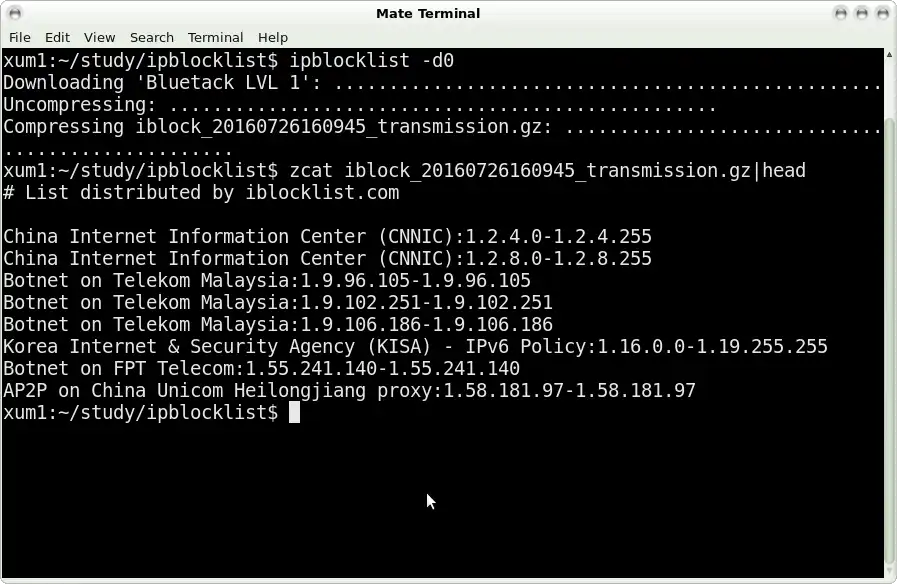 Download web tool or web app ipblocklist