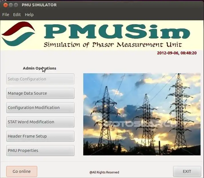 Descargue la herramienta web o la aplicación web iPDC - Free Phasor Data Concentrator para ejecutar en Windows en línea sobre Linux en línea