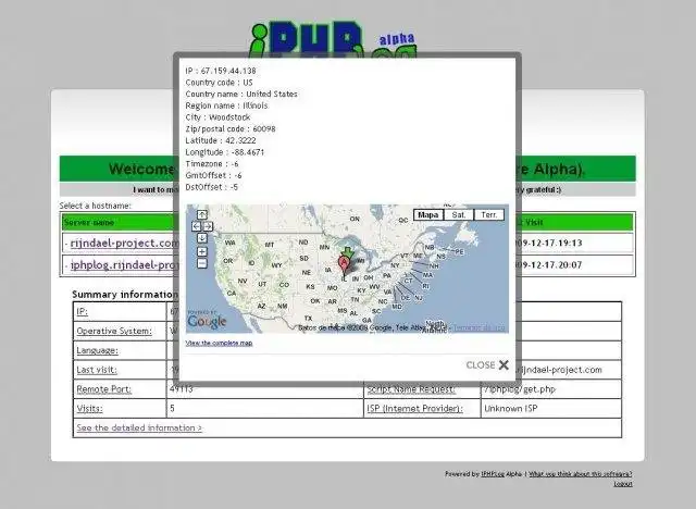 Download web tool or web app IPHPLog