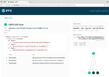 Download web tool or web app IPLD Explorer Components