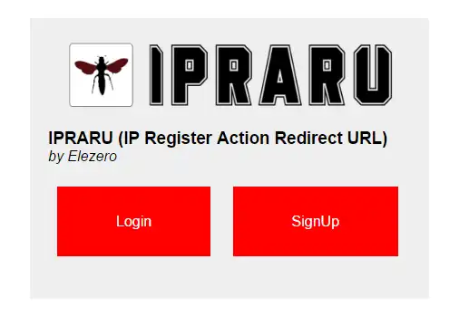 Download web tool or web app IPRARU