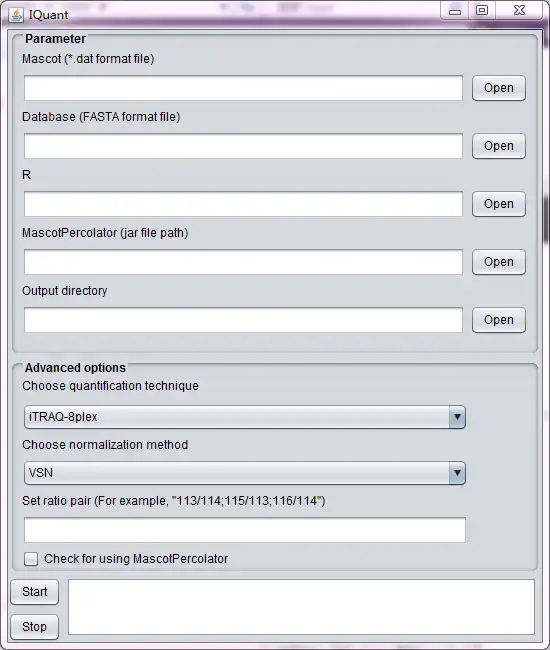 Download web tool or web app IQuant to run in Windows online over Linux online
