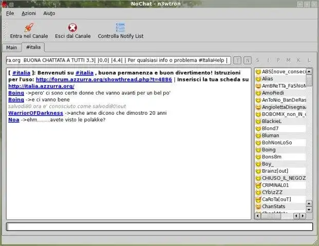 Descargue la herramienta web o la aplicación web IRC Chat escrito con QT Library v.4
