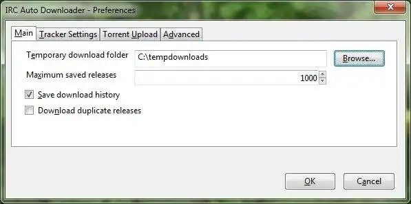 Descărcați instrumentul web sau aplicația web IRC Torrent Auto Downloader