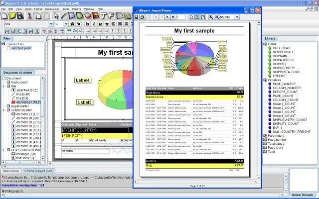 Download webtool of webapp iReport-Designer voor JasperReports