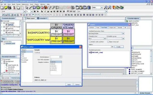 Download web tool or web app iReport-Designer for JasperReports