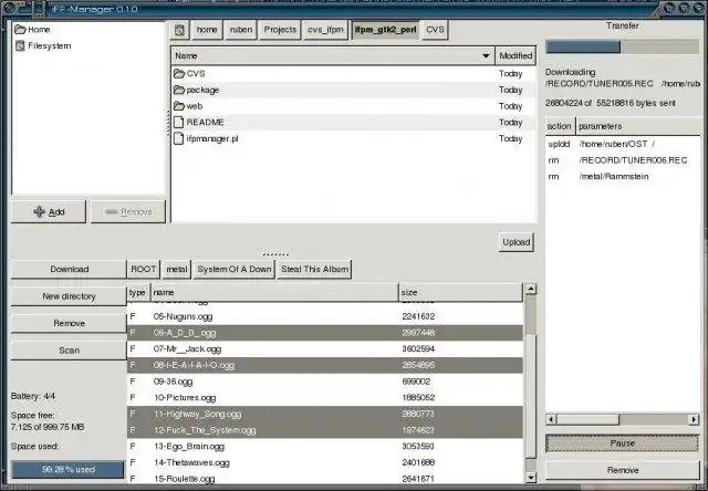 Download web tool or web app iRiver iFP Manager