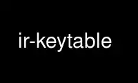 Execute ir-keytable no provedor de hospedagem gratuita OnWorks no Ubuntu Online, Fedora Online, emulador online do Windows ou emulador online do MAC OS