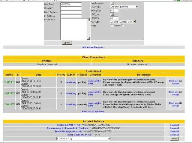 Laden Sie das Web-Tool oder die Web-App IRMA – Asset Inventory and Job Tracking herunter