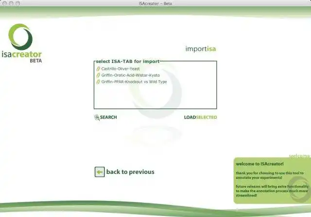 Download de webtool of de ISA-infrastructuur van de webapp om online onder Linux te draaien