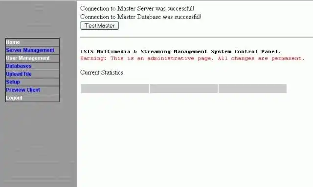 Download webtool of webapp ISIS Media en Streaming Management