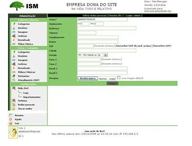 Download web tool or web app ISM - Imer Site Manager