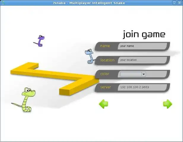 Download web tool or web app iSnake - Intelligent Multiplayer Snake to run in Linux online
