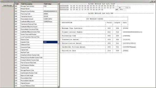 Download web tool or web app ISO8583 C Library