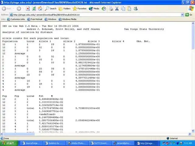 Download web tool or web app Isolation by Distance on the Web