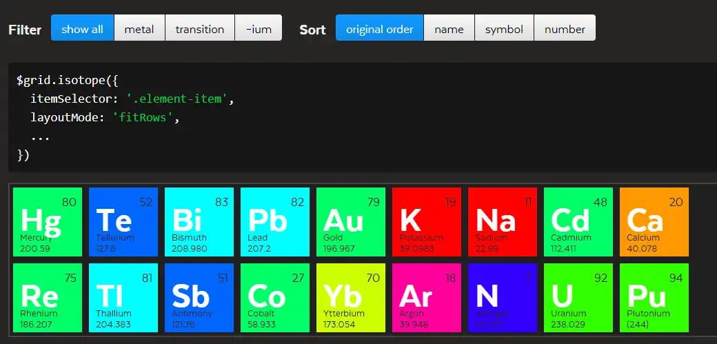 Download web tool or web app Isotope