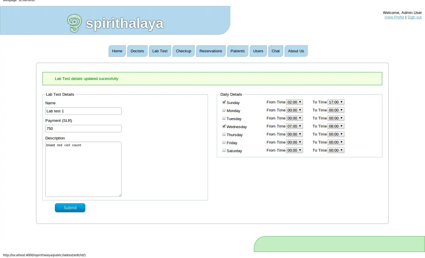 Muat turun alat web atau aplikasi web Sistem Pengurusan Hospital Ispirithalaya