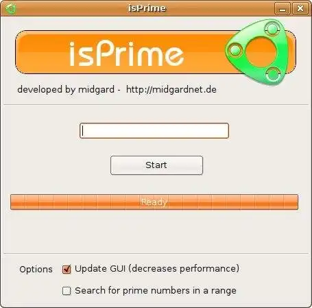 Download web tool or web app isPrime