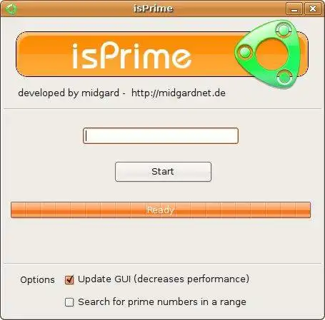 Download web tool or web app isPrime to run in Linux online