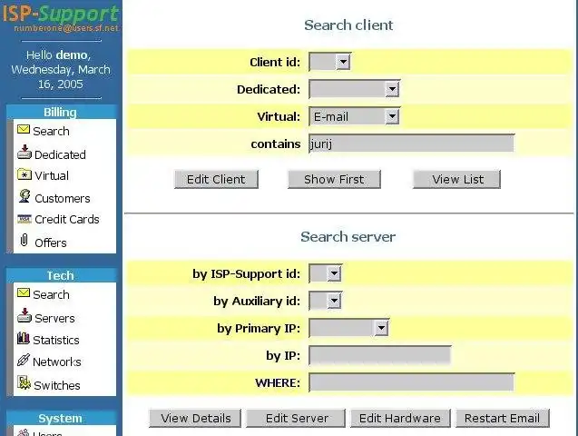 Descargue la herramienta web o la aplicación web Soporte para ISP