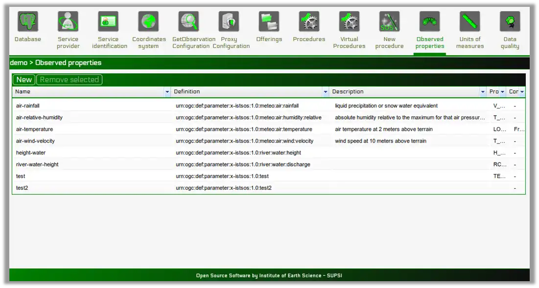 Descargue la herramienta web o la aplicación web istSOS