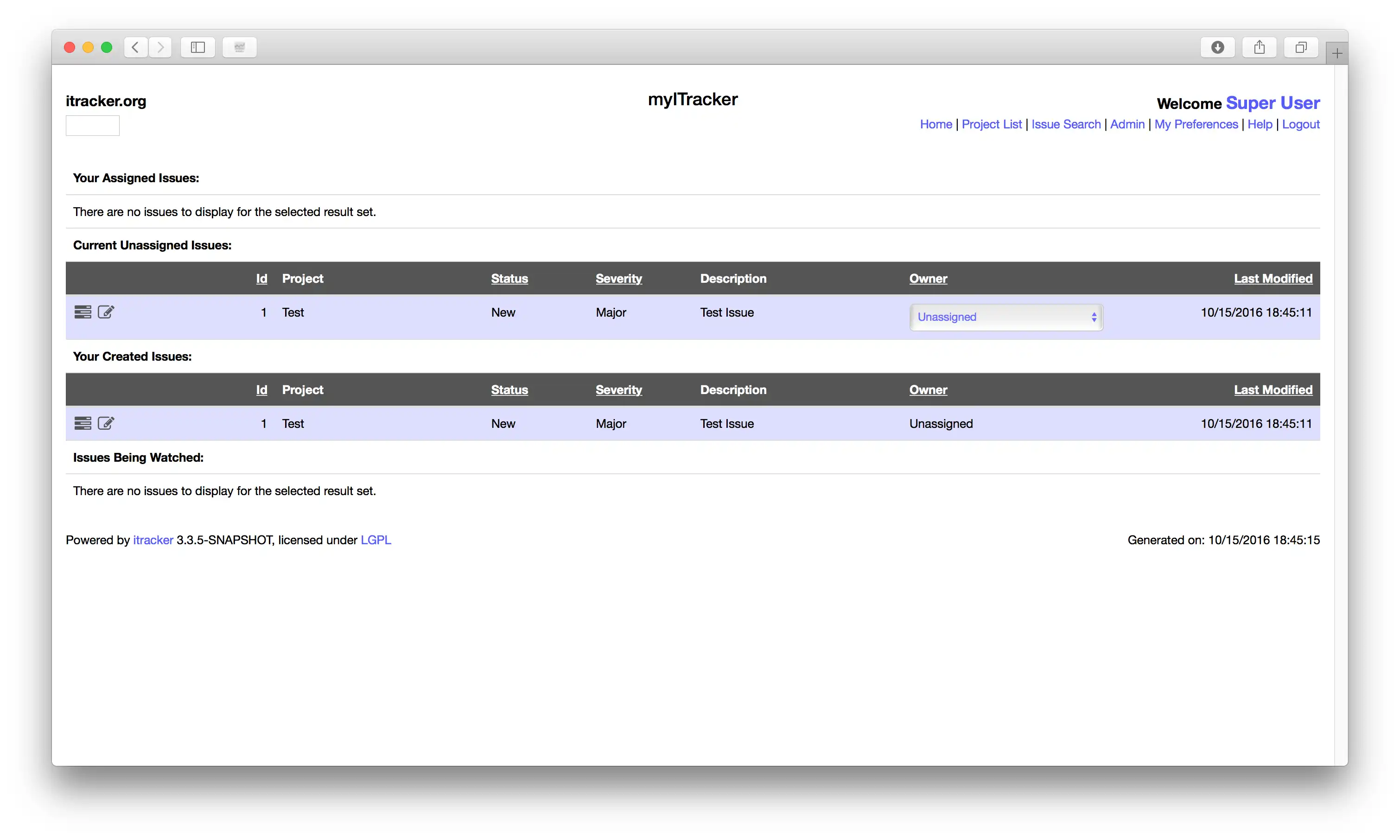 Télécharger l'outil Web ou l'application Web itracker