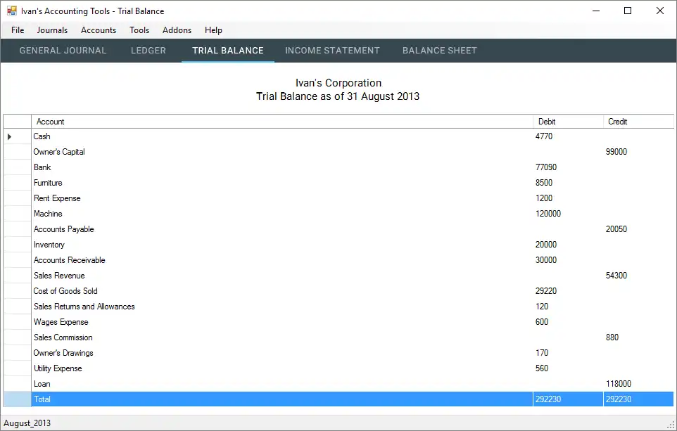 Mag-download ng web tool o web app Ivans Accounting Tools