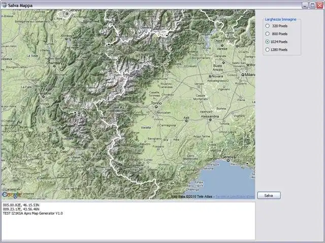 Download web tool or web app IZ1KGA APRS Map GEnerator