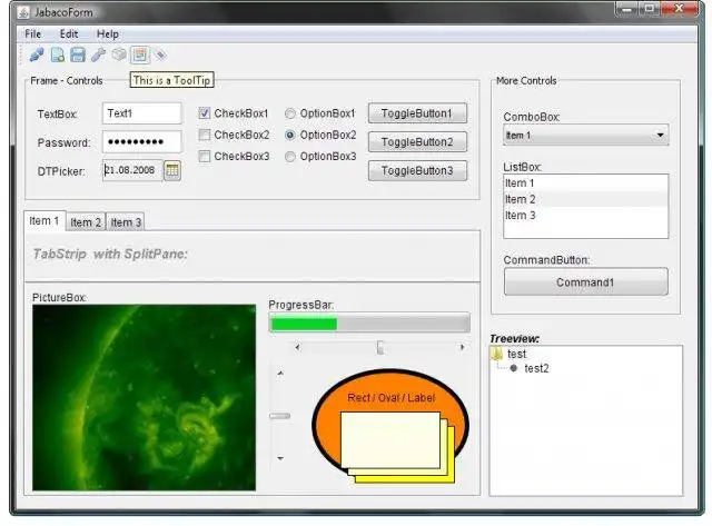 قم بتنزيل أداة الويب أو تطبيق الويب Jabaco Framework