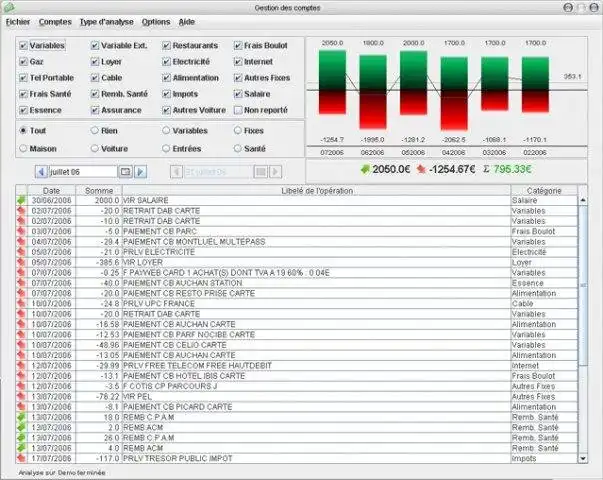 Télécharger l'outil Web ou l'application Web JAccount