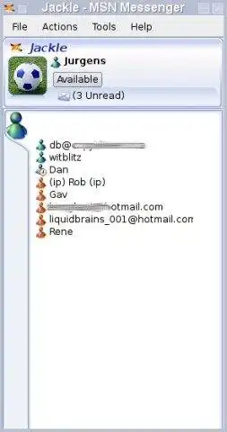 Download web tool or web app Jackle - Qt4 based MSN Messenger client