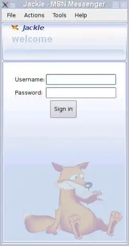 Unduh alat web atau aplikasi web Jackle - klien MSN Messenger berbasis Qt4