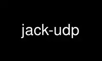 Run jack-udp in OnWorks free hosting provider over Ubuntu Online, Fedora Online, Windows online emulator or MAC OS online emulator